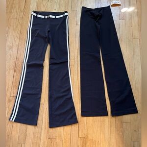 y2k new Otomix brand (2)wide bottom leggins size small and (1) matching top